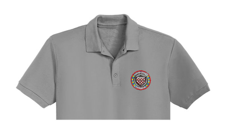 Juniors Soccer Academy Embroidery logo for Polo Shirt.