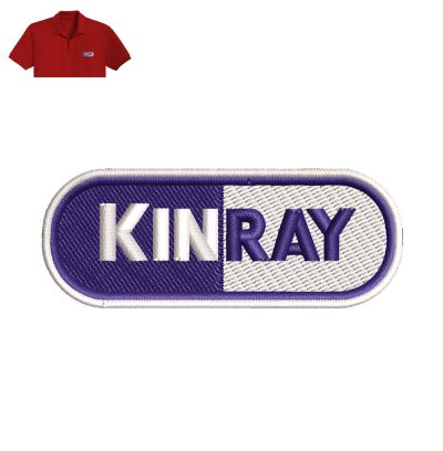 Kinray Embroidery logo for Polo Shirt.