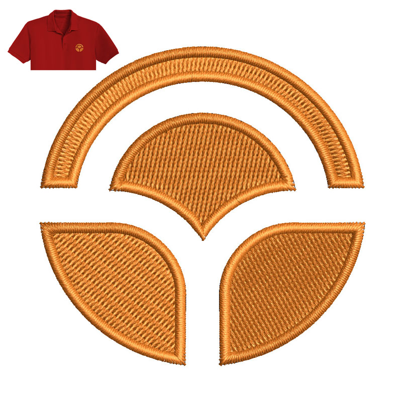 Oyma Embroidery logo for Polo Shirt.