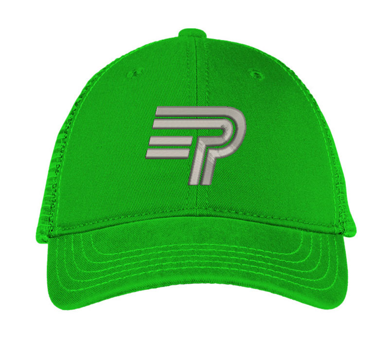 Power Traine 3d Puff Embroidery logo for Cap.
