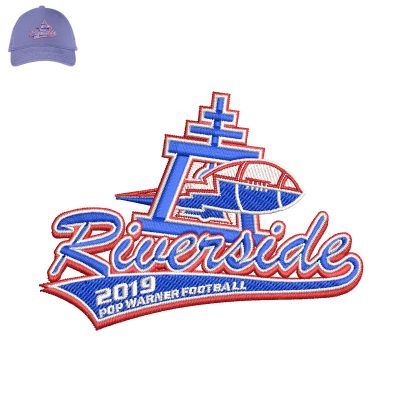 Riuerside Embroidery logo for Cap.