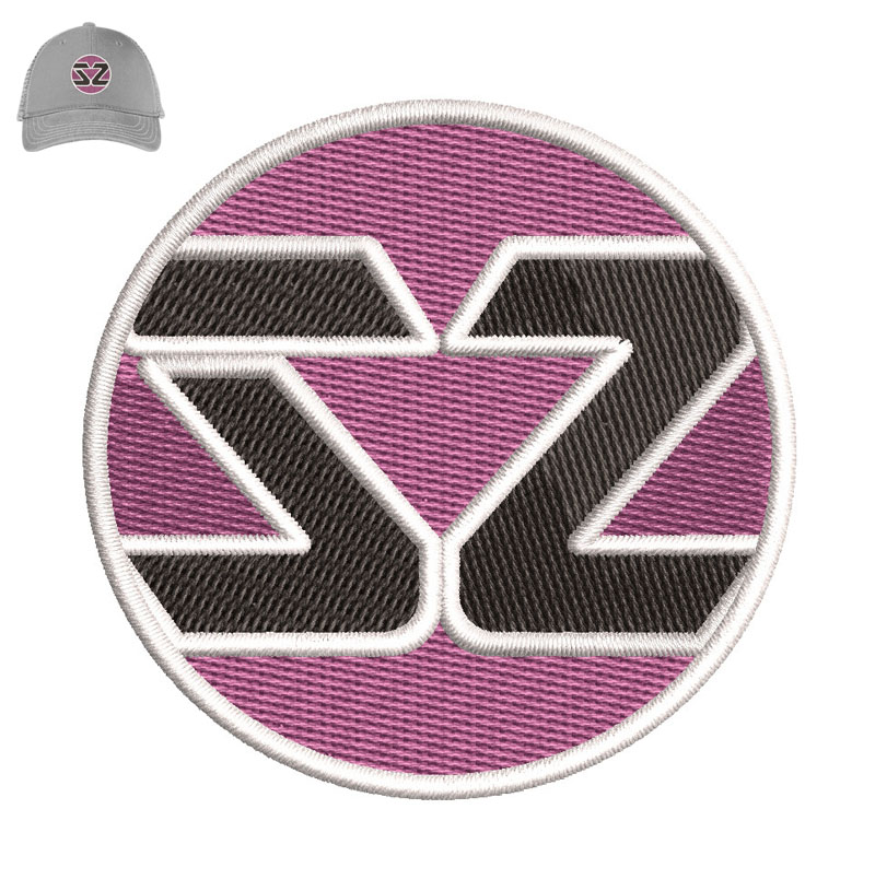 SZ Letter Embroidery logo for Cap.
