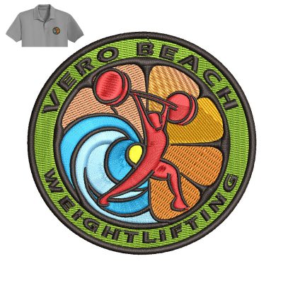 Vero Beach Embroidery logo for Polo Shirt.