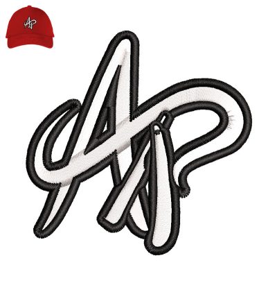 AP Letter Embroidery logo for Cap.