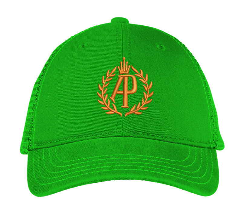 AP Stock 3d Puff Embroidery logo for Cap.