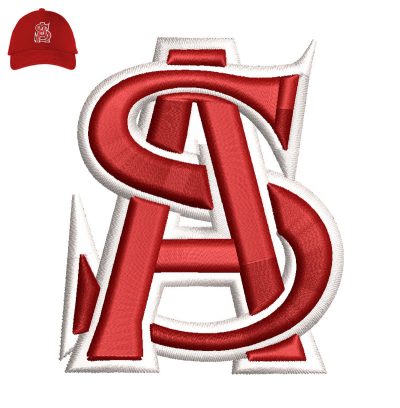 Archbishop Spalding 3d Puff Embroidery logo for Cap.