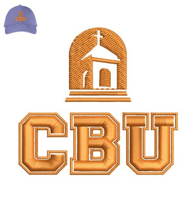 California Baptist University Embroidery logo for Cap.