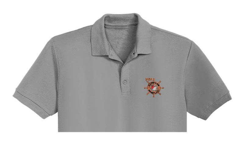 Capellan Chaplain Embroidery logo for Polo Shirt.