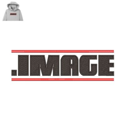 IMAGE Embroidery logo for Hoodie.