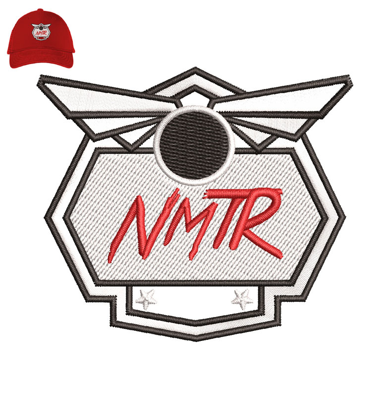 NMTR Letter Embroidery logo for Cap.