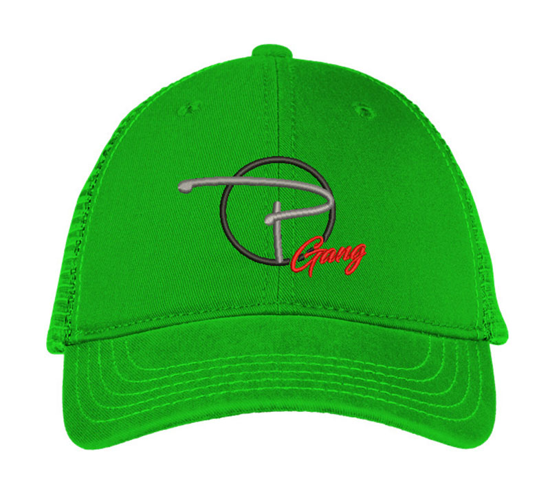 Op Gang 3d Puff Embroidery logo for Cap.