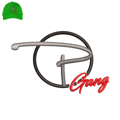 Op Gang 3d Puff Embroidery logo for Cap.