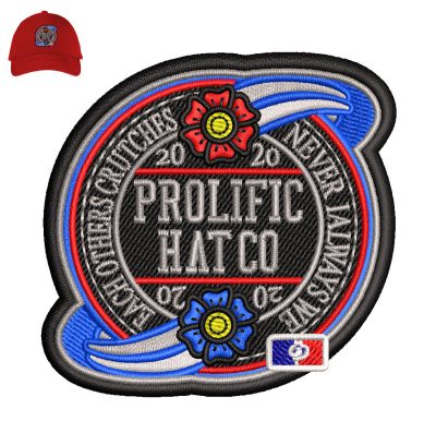 Prolific Hatco Embroidery logo for Cap.