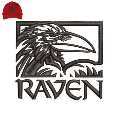 Raven Software Embroidery logo for Cap.