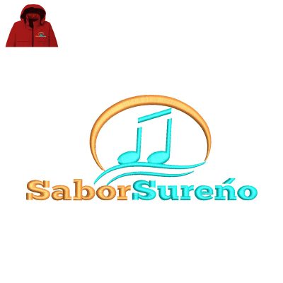 Sabor Sureno Embroidery logo for Jacket.