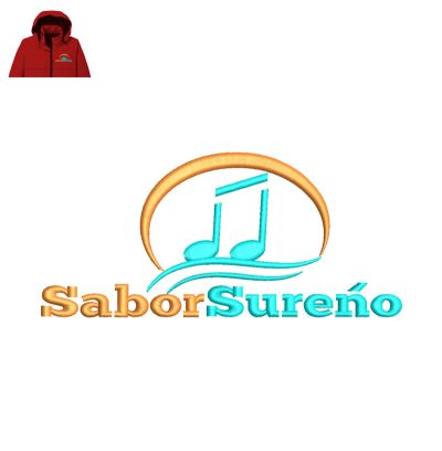 Sabor Sureno Embroidery logo for Jacket.