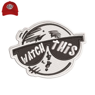 Watch This Embroidery logo for Cap.