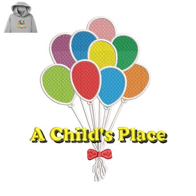 A Childs Place Embroidery logo for Hoodie.