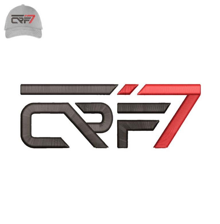 CRF Seven 3d Puff Embroidery logo Embroidery Logo Near me