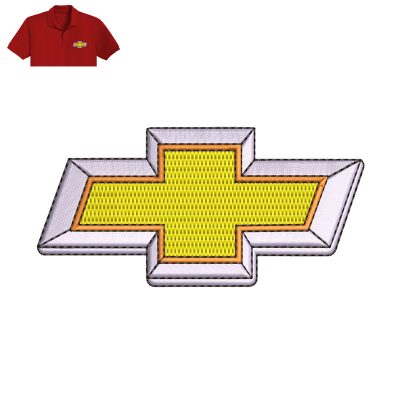 Chevrolet Embroidery logo for Polo Shirt.