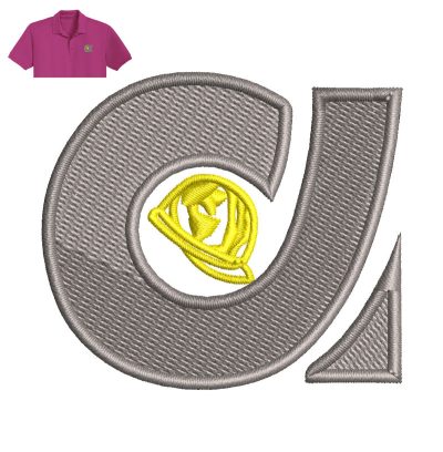Contractions Embroidery logo for polo Shirt.