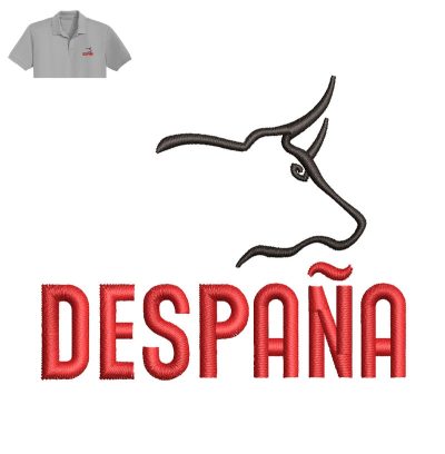 Despana Embroidery logo for Polo Shirt.