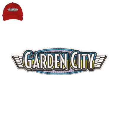 Garden City Embroidery logo for Cap.