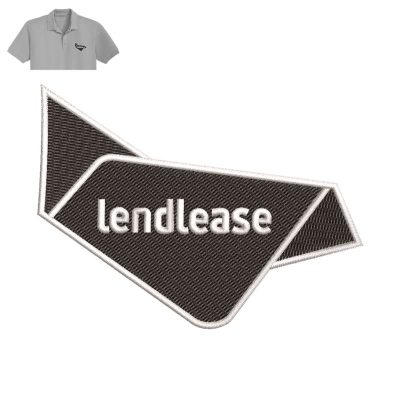 Lendlease Embroidery logo for Polo Shirt.