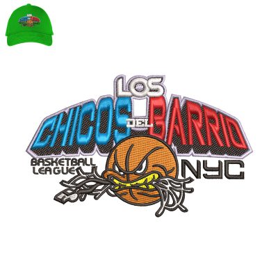 Los Chicos Barrio Embroidery logo for Cap.