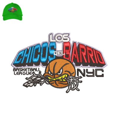 Los Chicos Barrio Embroidery logo for Cap.