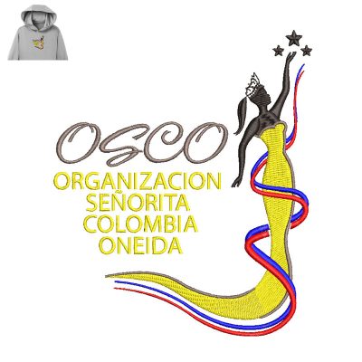Osco Organizacion Embroidery logo for Hoodie.