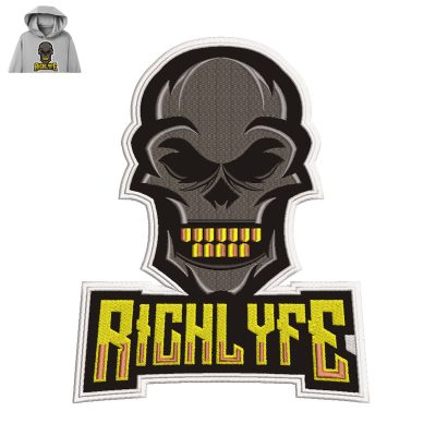 Righlyfe Embroidery logo for Hoodie.