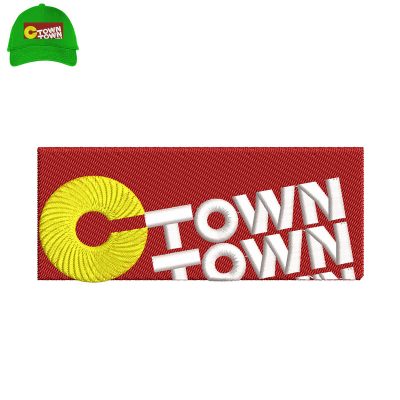 Ctown Supermarkets Embroidery logo for Cap.
