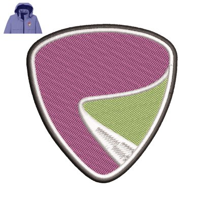 Guitar Tuner Embroidery logo for Jacket.
