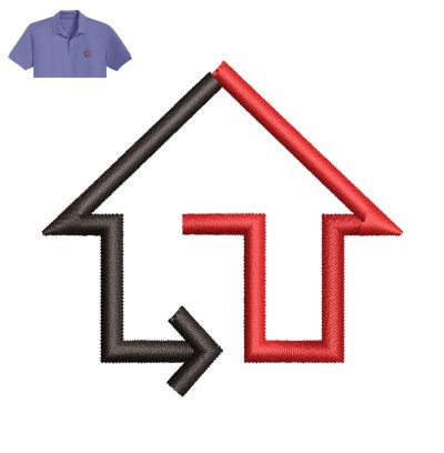 Home Systems Embroidery logo for Polo Shirt.