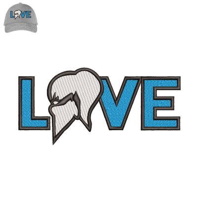 LOVE Embroidery logo for Cap.
