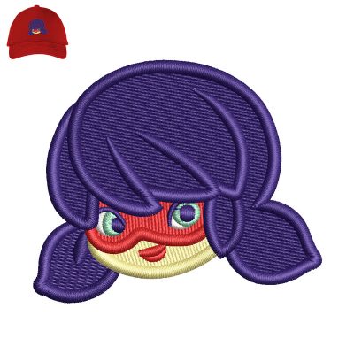 Ladybug Embroidery logo for Cap.