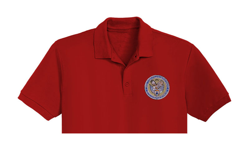 Operation Sentry Program Embroidery logo for Polo Shirt.
