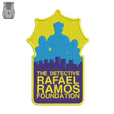 Rafael Ramos Foundation Embroidery logo for Bag.