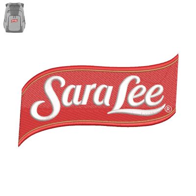 Sara Lee Embroidery logo for Bag.