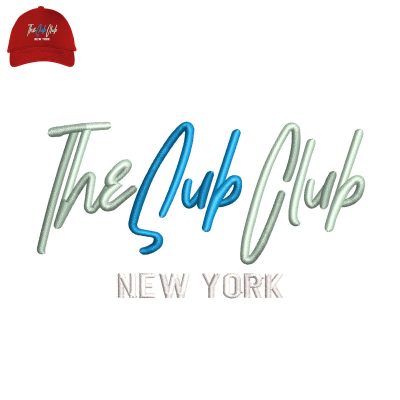 The Club Cleak 3d Puff Embroidery logo for Cap.