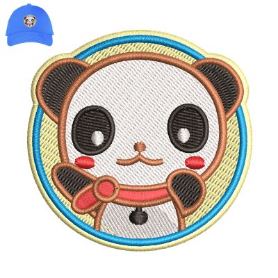 Wholesale Panda Embroidery logo for Cap.