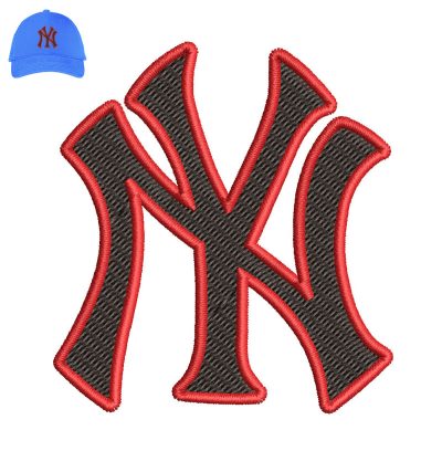 Yankees New York Embroidery logo for Cap