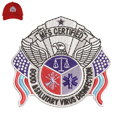 MFS Certified Embroidery logo for Cap.