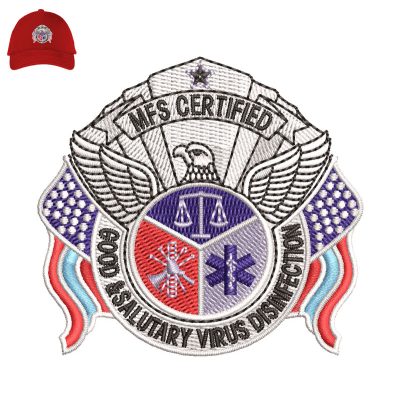 MFS Certified Embroidery logo for Cap.