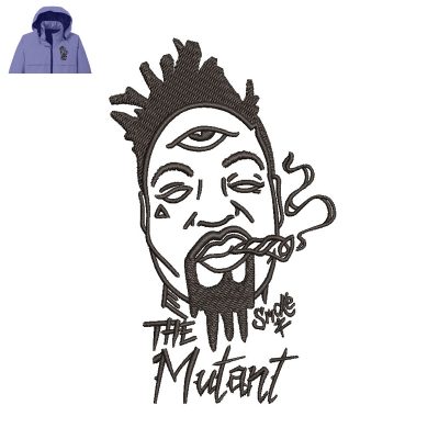 The Smoke Mutant Embroidery logo for Jacket.