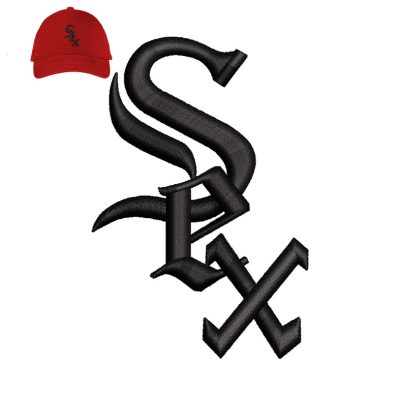 Chicago White Sox Embroidery logo for Cap.