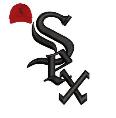 Chicago White Sox Embroidery logo for Cap.