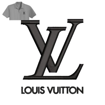 Louis Vuitton Embroidery logo for Polo Shirt.
