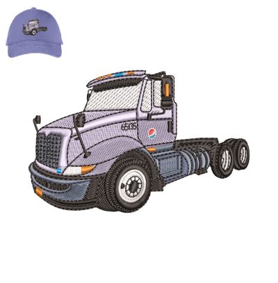 Tow Truck Embroidery logo for Cap.